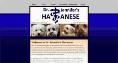 Desktop Screenshot of dr-jennifers-havanese.com