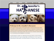 Tablet Screenshot of dr-jennifers-havanese.com